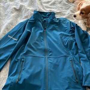 Nathan Teal Running or Outdoor Jacket